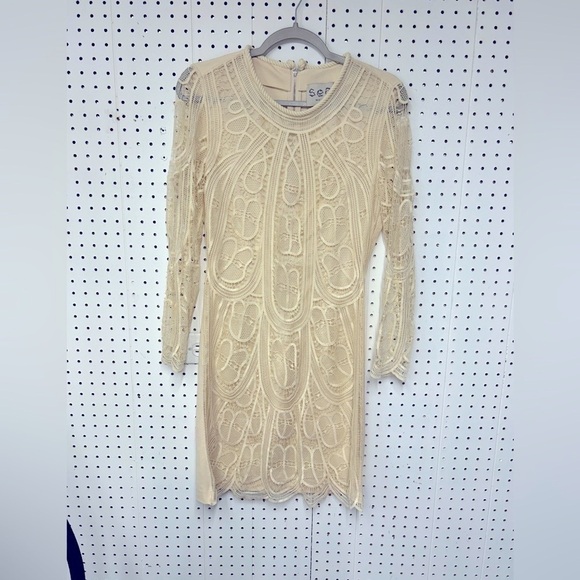 Sea New York Ivory Mini Dress - Picture 1 of 6